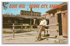 Postcard Boot Hill Dodge City Kansas 