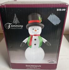 6 Ft Trimming Tradition Inflatable Christmas Snowman picture