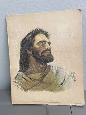 Jesus Picture Vintage 1962  8x10in Christian Religious 60’s 70’s RARE picture