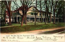 The Elm Tree Inn Farmington Connecticut Undivided Postcard c1906 picture