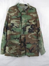 BDU Shirt/Coat Large Long Cold Weather Winter Weight Woodland USGI Army picture