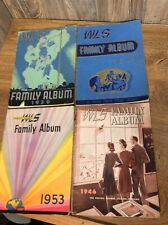 Vintage WLS Radio 1939,42,46,52 Family Albums Prairie Farmer Magazine Chicago G4 picture