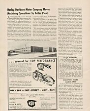 1954 Harley-Davidson Butler Wisconsin Factory Plant - Vintage Motorcycle Article picture