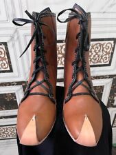 Handmade Medieval Historical Ottoman Turkısh Leather Boot, Handmade Unisex Adult picture