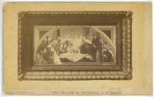 ANTIQUE DATED 1889 CDV PHOTOGRAPH THE DISCOVERY OF THE REMAINS OF ST. MARCUS picture