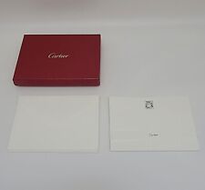 GENUINE CARTIER STATIONARY W/ WATCH FACE 10 ENVELOPES & 10 CARDS BRAND NEW picture
