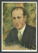 George Gershwin Portrait Musician Composer Pianist American Art Postcard CO7 picture