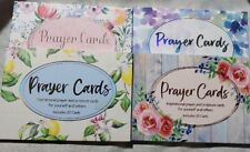 X1 CrownJewlz Christian Floral Prayer & Scripture Cards  picture