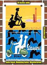 METAL SIGN - 1956 Vespa 4 - 10x14 Inches picture