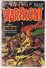 Warfront #1 Poor 0.5 Harvey Comics First Issue Pre-Code War 1951 picture