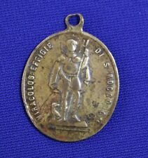 Miraculous Effigy of St. Rocco Plated Bronze Medallion picture