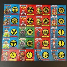 2017 GARBAGE PAIL KIDS ADAM GEDDON PATCH RELIC COMPLETE SET OF 20 CARDS RARE picture