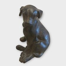 Vintage Bronze Puppy Figurine 3.5” picture