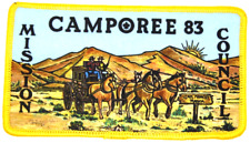 MINT 1983 Camporee Mission Council Patch California CA Boy Scouts BSA 5