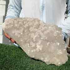 10.6 LB Natural White Calcite Quartz Crystal Cluster Mineral Specimen Healing picture