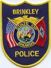 BRINKLEY ARKANSAS POLICE PATCH picture