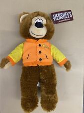 Reese’s Hershey Brown Teddy Bear Plush 15” Wearing Jacket 2009  Toy Factory New  picture