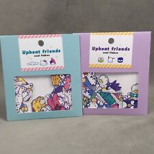 Sanrio Flake Stickers Upbeat Friends 40pcs 2 packs  Mini Stickers Kamio Japan picture