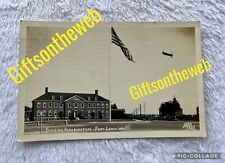 WW2 US Army Fort Lewis Washington 2nd Infantry Division Headquarters See Blimp picture