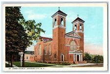 c1920's St. James Church Johnson City New York NY Unposted Postcard picture