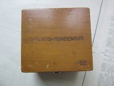 CARL ZEISS Jena KARDIOID - KONDENSOR Wood Box  1930s picture