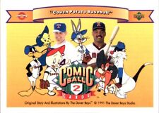 1991 Upper Deck Comic Ball 2 #37 Couch Potato Baseball Nolan Ryan RANGERS Reggie picture
