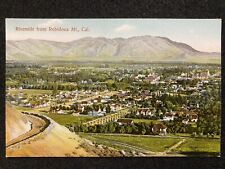 Riverside California CA View From Mt Rubidoux Antique Photo Postcard picture