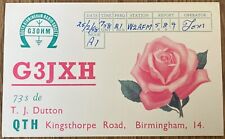 QSL Card - 1968 - Birmingham, England - T.J. Dutton - G3JXH - Postcard picture