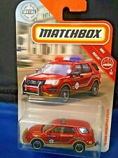Matchbox '16 Ford Interceptor Utility MBX Rescue #1/20 Red Diecast 1:64 Scale  picture