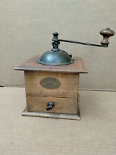 Vintage French Peugeot Coffee Grinder Burr Mill GREAT PETINA picture