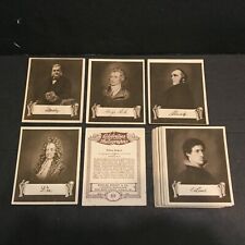 1923 Sarony Celebrities and Their Autographs Series 3 Set (#'s 51-75) Sku1002N picture