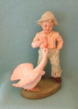 Vintage Holland Mold Goose Boy Figurine 9