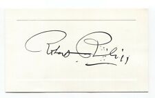 Robert Phillip Signed Card Autographed Vintage Signature Artist Painter picture
