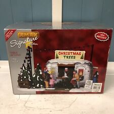 Lemax Christmas Village Christmas Vintage Tree Lot 73644 Airstream Trailer picture
