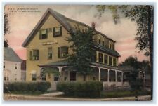 1916 Exterior View Arguenot Building Fryeburg Maine ME Vintage Antique Postcard picture