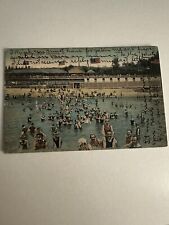 Cleveland OH Ohio Beach Scene Vintage 1905  Postcard Used picture
