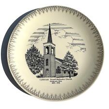 Vintage Colebrook Ohio Collector Plate Colebrook United Methodist Church 1970 picture