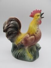 VINTAGE CERAMIC MADDUX OF CALIFORNIA ROOSTER PLANTER picture
