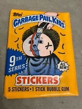 1987 Topps Garbage Pail Kids 9th Series 9 SEMI COLIN ERROR RUN PACK Canada OS9 picture