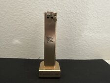 RARE Vintage Cygnus Norwegian Klaveness Line Gold Tone Table Cigarette Lighter picture