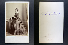 Levitsky, Paris, Madame de Circourt Vintage cdv albumen print. picture