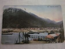 Postcard Skagway AK Yukon River View antique 1914 Postcard picture
