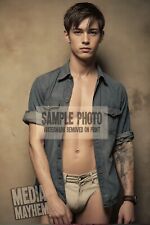 Young MAN in Unique Jean UNDERWEAR Print 4x6 Gay Interest Photo #758 picture