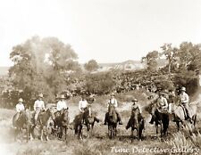 Texas Cowboys on a Roundup - circa 1900 - Historic Photo Print picture