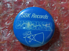 OCTOBER 27 1989  UNIVERSAL PICTURES SBK RECORDS  PROMO BUTTON WES CRAVEN SHOCKER picture