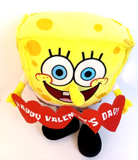 Viacom Spongebob Squarepants Plush Yellow Happy Valentines Day Door Greeter picture