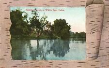 Vintage Postcard 1909 Summer Scene at White Bear Lake Minnesota MN picture