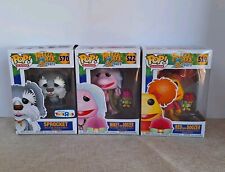 3 Funko Pop 519 522 570 Fraggle Rock 35yrs Red, Mokey Doozers & Sprocket the Dog picture