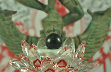 Garuda Eye Black LEKLAI Natural Sphere Shape Thai buddha psychic AMULET RARE picture