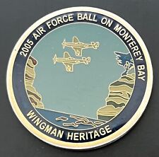 2005 Air Force Ball Monterey Bay California Wingman Heritage Challenge Coin CA picture